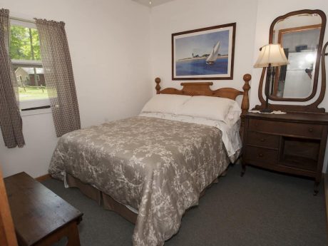 bedroom cedarshiding waterfront cottage