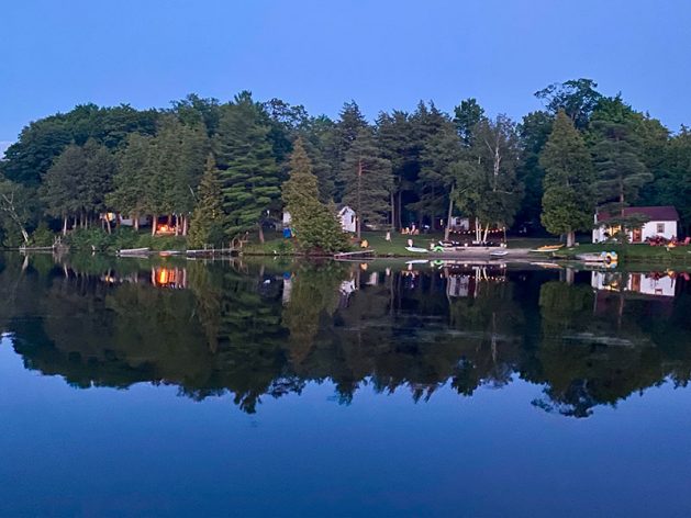 fees landing from the lake